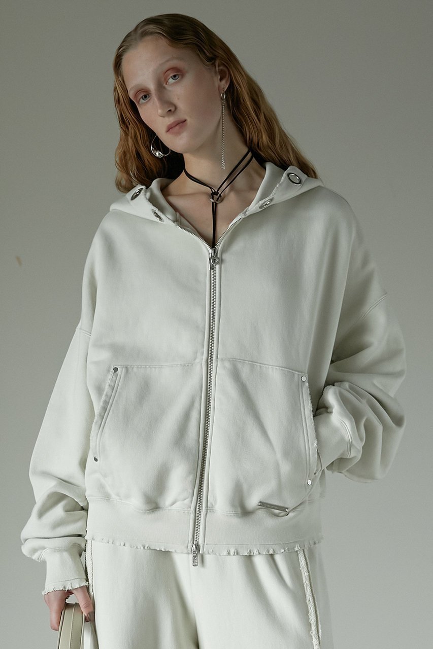 【プランク プロジェクト/PRANK PROJECT】のアイレットフーディパーカー / Eyelet Hoodie 人気、トレンドファッション・服の通販 founy(ファニー) 　ファッション　Fashion　レディースファッション　WOMEN　トップス・カットソー　Tops/Tshirt　シャツ/ブラウス　Shirts/Blouses　パーカ　Sweats　ロング / Tシャツ　T-Shirts　スウェット　Sweat　カットソー　Cut and Sewn　アイレット　Eyelet　ヴィンテージ　Vintage　クラッシュ　Crash　シアー　Sheer　ダブル　Double　ボトム　Bottom　ポケット　Pocket　おすすめ　Recommend　other-7|ID: prp329100004335086 ipo3291000000031360114