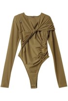 【プランク プロジェクト/PRANK PROJECT】のアシンメトリーツイストボディスーツ / Asymmetric Twist Bodysuit CML(キャメル)|ID: prp329100004335087 ipo3291000000036067558