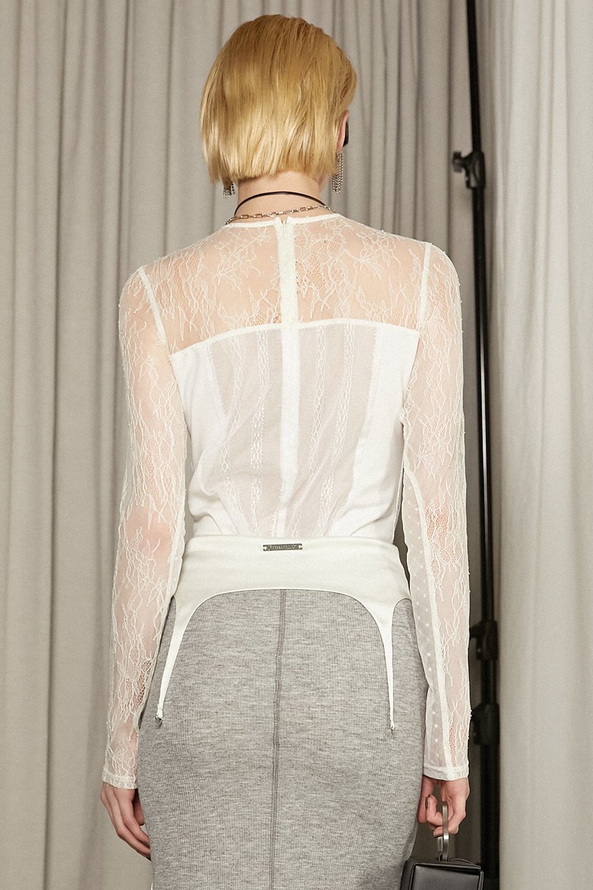 【プランク プロジェクト/PRANK PROJECT】のレースボディースーツ / Lace Bodysuit 人気、トレンドファッション・服の通販 founy(ファニー) ファッション Fashion レディースファッション Fashion for Women トップス・カットソー Cut & Sew Tops キャミソール&ノースリーブ Camisoles & Sleeveless Tops シャツ・ブラウス・オフィスカジュアル Elegant Blouses & Button-Ups ロングTシャツ・Tシャツ Longline T-Shirts & Tees カットソー・ベーシックTシャツ Cut-and-Sewn Tops / Stretch Tees & Basics インナー Innerwear キャミソール Camisole, Spaghetti Strap Top スポーティ Sporty, Casual Athletic スーツ Suit, Formalwear タンク Tank Top, Sleeveless Top レース Lace, Lace Fabric other-8|ID: prp329100004335090 ipo3291000000032880288