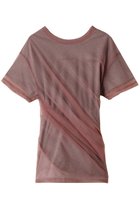 【プランク プロジェクト/PRANK PROJECT】のツイストレイヤードトップ / Twist Layered Top 人気、トレンドファッション・服の通販 founy(ファニー) ファッション Fashion レディースファッション Fashion for Women トップス・カットソー Cut & Sew Tops シャツ・ブラウス・オフィスカジュアル Elegant Blouses & Button-Ups ロングTシャツ・Tシャツ Longline T-Shirts & Tees カットソー・ベーシックTシャツ Cut-and-Sewn Tops / Stretch Tees & Basics インナー Innerwear カットソー Cut and Sewn Top コンパクト Compact, Small Size ショート Short, Short Length スリーブ Sleeve, Long Sleeve / Short Sleeve チュール Tulip, Tulip Motif ドレープ Drape, Draping Fabric thumbnail PNK(ピンク)|ID: prp329100004335091 ipo3291000000034421195