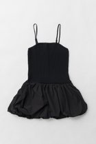 【プランク プロジェクト/PRANK PROJECT】のバルーンヘムニットキャミ / Balloon Hem Knit Cami BLK(ブラック)|ID:prp329100004335092