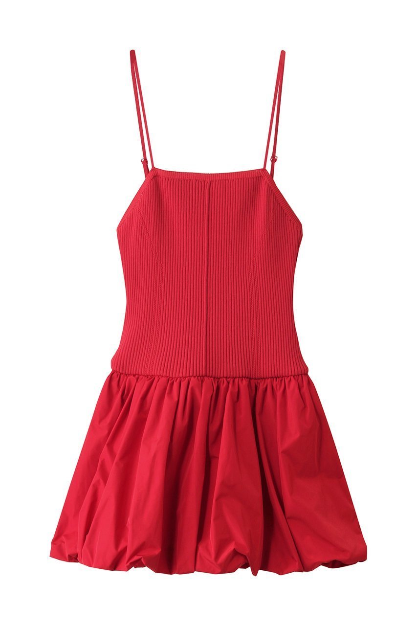 【プランク プロジェクト/PRANK PROJECT】のバルーンヘムニットキャミ / Balloon Hem Knit Cami インテリア・キッズ・メンズ・レディースファッション・服の通販 founy(ファニー) 　ファッション　Fashion　レディースファッション　Fashion for Women　トップス・カットソー　Cut & Sew Tops　ニット　Knit Tops & Sweaters　キャミソール&ノースリーブ　Camisoles & Sleeveless Tops　シャツ・ブラウス・オフィスカジュアル　Elegant Blouses & Button-Ups　ロングTシャツ・Tシャツ　Longline T-Shirts & Tees　カットソー・ベーシックTシャツ　Cut-and-Sewn Tops / Stretch Tees & Basics　おすすめ　Recommended / Our Picks　アイレット　Eyelet Lace　カーゴパンツ　Cargo Pants, Utility Pants　キャミソール　Camisole, Spaghetti Strap Top　スクエア　Square, Square Shape　ストレッチ　Stretch, Stretchy Fabric　スラックス　Slacks, Dress Pants　タフタ　Taffeta, Structured Fabric　タンク　Tank Top, Sleeveless Top　トレンド　Trend, Trending Now　ドッキング　Docking, Mixed Material　バルーン　Balloon, Balloon Silhouette　RED(レッド)|ID: prp329100004335092 ipo3291000000032885012