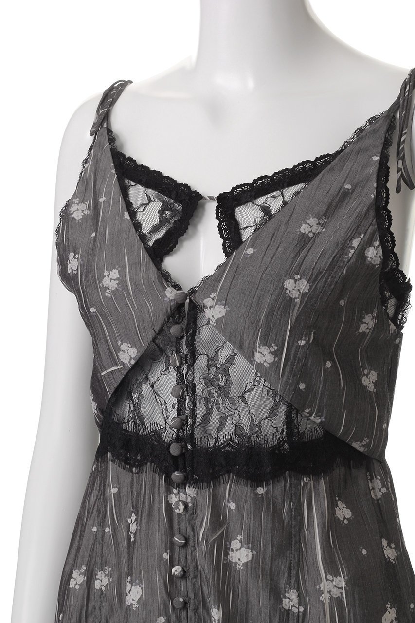 【プランク プロジェクト/PRANK PROJECT】のフローラルプリントキャミドレス / Floral Print Cami Dress 人気、トレンドファッション・服の通販 founy(ファニー) 　ファッション　Fashion　レディースファッション　Fashion for Women　ワンピース　Dresses　フォーマル・パーティードレス・結婚式用ドレス　Elegant & Casual Dresses　チュニック　Tunic Tops & Dresses　おすすめ　Recommended / Our Picks　インナー　Innerwear　ガーリー　Girly, Feminine Style　コンビ　Combo, Combination Style　ダウン　Down, Puffer　チュニック　Tunic, Long Top　プリント　Print, Printed Pattern　リボン　Ribbon, Bow　レース　Lace, Lace Fabric　ロング　Long, Long-Length　other-5|ID: prp329100004335095 ipo3291000000032878604
