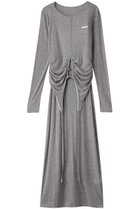 【プランク プロジェクト/PRANK PROJECT】のホルターレイヤードマキシドレス / Halter Layered Maxi Dress GRY(グレー)|ID: prp329100004335097 ipo3291000000032881845