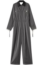 【プランク プロジェクト/PRANK PROJECT】のルーズストライプオールインワン / Loose Stripe All In One 人気、トレンドファッション・服の通販 founy(ファニー) ファッション Fashion レディースファッション Fashion for Women パンツ Pants & Trousers エレガント 上品 Elegant カッティング Cutting Detail サテン Satin, Glossy Fabric ダブル Double, Double-Breasted リラックス Relax, Relaxed Fit 夏 Summer thumbnail GRY(グレー)|ID: prp329100004335101 ipo3291000000035055583