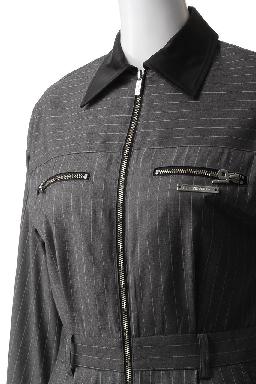 【プランク プロジェクト/PRANK PROJECT】のルーズストライプオールインワン / Loose Stripe All In One 人気、トレンドファッション・服の通販 founy(ファニー) 　ファッション　Fashion　レディースファッション　Fashion for Women　パンツ　Pants & Trousers　エレガント 上品　Elegant　カッティング　Cutting Detail　サテン　Satin, Glossy Fabric　ダブル　Double, Double-Breasted　リラックス　Relax, Relaxed Fit　夏　Summer　other-5|ID: prp329100004335101 ipo3291000000035055588