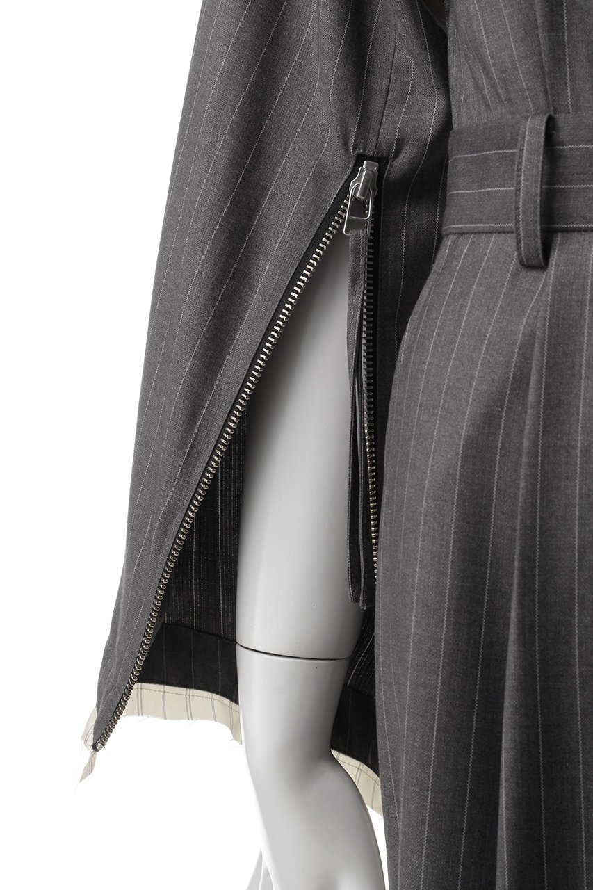 【プランク プロジェクト/PRANK PROJECT】のルーズストライプオールインワン / Loose Stripe All In One 人気、トレンドファッション・服の通販 founy(ファニー) 　ファッション　Fashion　レディースファッション　Fashion for Women　パンツ　Pants & Trousers　エレガント 上品　Elegant　カッティング　Cutting Detail　サテン　Satin, Glossy Fabric　ダブル　Double, Double-Breasted　リラックス　Relax, Relaxed Fit　夏　Summer　other-6|ID: prp329100004335101 ipo3291000000035055589