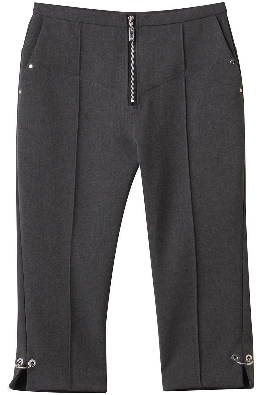 【プランク プロジェクト/PRANK PROJECT】のフロントジップカプリパンツ / Front Zip Capri Pants インテリア・キッズ・メンズ・レディースファッション・服の通販 founy(ファニー) 　ファッション　Fashion　レディースファッション　Fashion for Women　パンツ　Pants & Trousers　アイレット　Eyelet Lace　ジャケット　Jacket, Outerwear　ダブル　Double, Double-Breasted　トレンド　Trend, Trending Now　ドレス　Dress, One-Piece　メタル　Metal, Metal Parts　GRY(グレー)|ID: prp329100004335102 ipo3291000000032925458