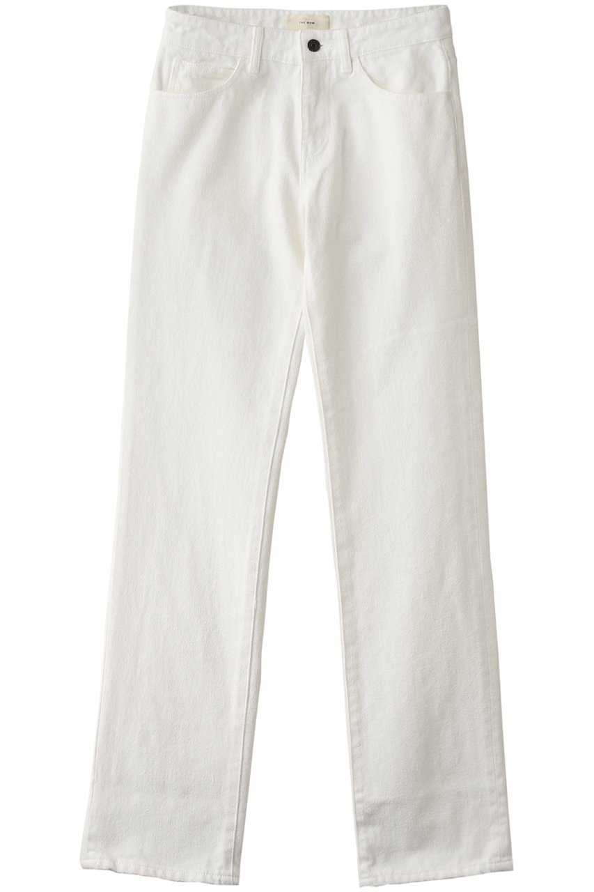 【ザ ロウ/THE ROW】のCARLYL JEANS インテリア・キッズ・メンズ・レディースファッション・服の通販 founy(ファニー) 　ファッション　Fashion　レディースファッション　Fashion for Women　パンツ　Pants & Trousers　デニムパンツ・ジーンズ・美脚デニム　Denim Jeans & Pants　ストレート　Straight, Straight Cut　デニム　Denim, Jeans Material　ホワイト|ID: prp329100004335103 ipo3291000000032944032