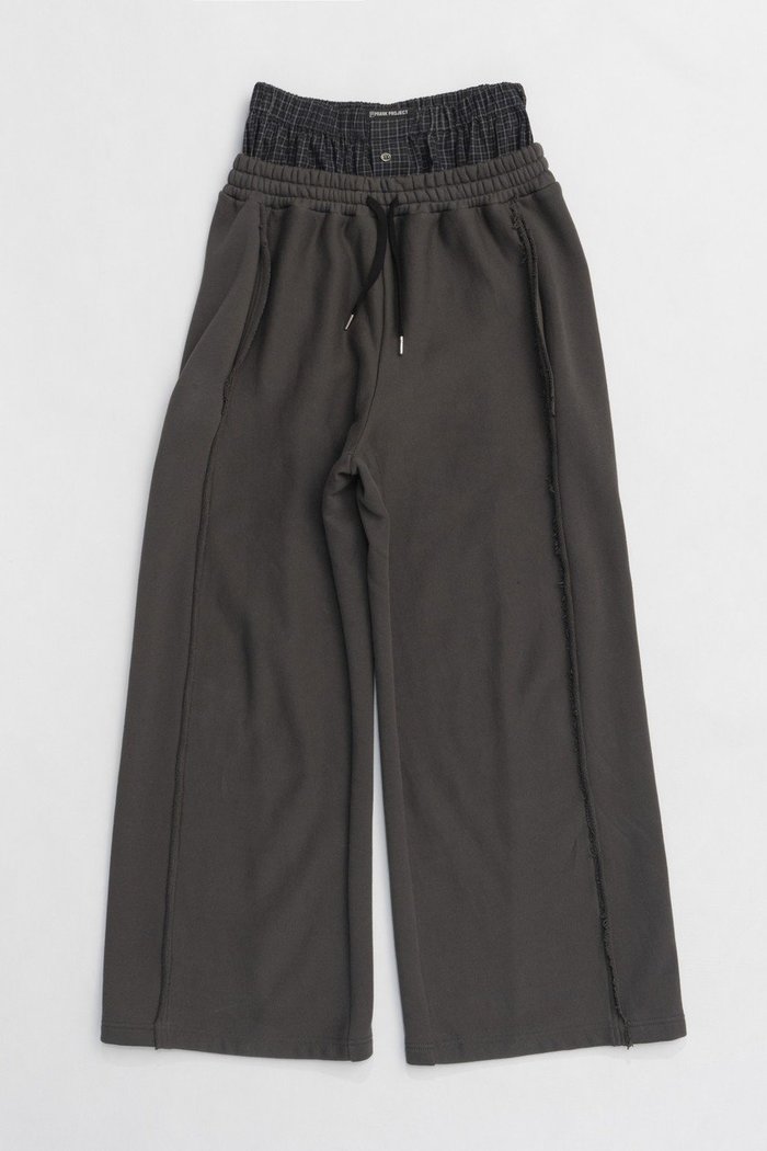 【プランク プロジェクト/PRANK PROJECT】のボクサーレイヤードスウェットパンツ / Boxer Layered Sweatpants インテリア・キッズ・メンズ・レディースファッション・服の通販 founy(ファニー) https://founy.com/ ファッション Fashion レディースファッション WOMEN パンツ Pants おすすめ Recommend キャミソール Camisole クロップド Cropped タンク Tank チェック Check ドローストリング Drawstring バランス Balance フロント Front メンズ Mens リラックス Relax レーシー Lacey ワイド Wide |ID: prp329100004335107 ipo3291000000030114063