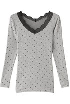 【キッドブルー/KID BLUE】の24起毛ドットJQ長袖インナー 人気、トレンドファッション・服の通販 founy(ファニー) ファッション Fashion レディースファッション Fashion for Women 下着・ランジェリー Lingerie & Intimates その他ランジェリー・インナーアイテム Other Lingerie / Intimates インナー Innerwear ドット Polka Dot, Dot Pattern フィット Fit, Slim Fit ランジェリー Lingerie, Intimate Wear レース Lace, Lace Fabric A/W・秋冬 Autumn/Winter 長袖 Long Sleeve, Full Sleeve 防寒 Cold Protection, Winter-Ready thumbnail アイボリー|ID: prp329100004335135 ipo3291000000035053581
