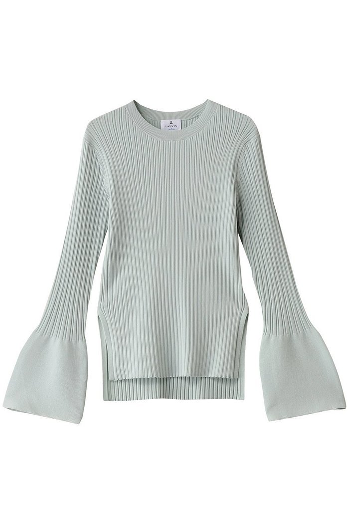 【ランバン オン ブルー/LANVIN en Bleu】のタンダムリブカフスニット インテリア・キッズ・メンズ・レディースファッション・服の通販 founy(ファニー) https://founy.com/ ファッション Fashion レディースファッション WOMEN トップス・カットソー Tops/Tshirt ニット Knit Tops プルオーバー Pullover スリット Slit フィット Fit フェミニン Feminine フレア Flare |ID: prp329100004335136 ipo3291000000030114157