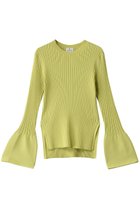 【ランバン オン ブルー/LANVIN en Bleu】のタンダムリブカフスニット イエロー|ID: prp329100004335136 ipo3291000000032957467