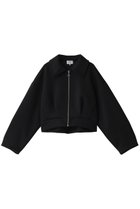 【ランバン オン ブルー/LANVIN en Bleu】のダンボールショートジャケット ブラック|ID: prp329100004335138 ipo3291000000032928989
