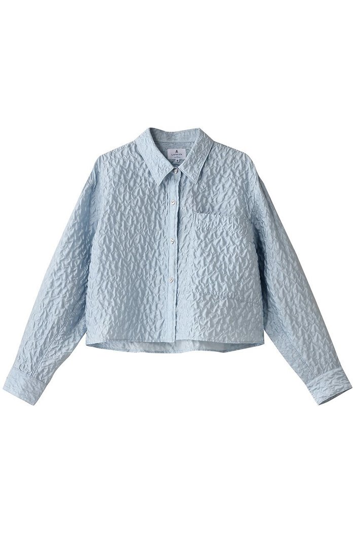 【ランバン オン ブルー/LANVIN en Bleu】のクロップドフレアシャツ インテリア・キッズ・メンズ・レディースファッション・服の通販 founy(ファニー) https://founy.com/ ファッション Fashion レディースファッション WOMEN トップス・カットソー Tops/Tshirt シャツ/ブラウス Shirts/Blouses クロップド Cropped スリーブ Sleeve バランス Balance ロング Long ワイド Wide |ID: prp329100004335139 ipo3291000000030114167