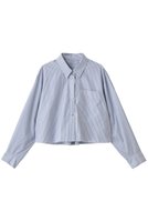 【ランバン オン ブルー/LANVIN en Bleu】のクロップドフレアシャツ 人気、トレンドファッション・服の通販 founy(ファニー) ファッション Fashion レディースファッション Fashion for Women トップス・カットソー Cut & Sew Tops シャツ・ブラウス・オフィスカジュアル Elegant Blouses & Button-Ups クロップド Cropped, Short Length スリーブ Sleeve, Long Sleeve / Short Sleeve トレンド Trend, Trending Now フレア Flare, Flared ポケット Pocket, Pocket Detail ロング Long, Long-Length 新作・新入荷 New Arrivals / New In |ID:prp329100004335139