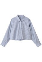 【ランバン オン ブルー/LANVIN en Bleu】のクロップドフレアシャツ 人気、トレンドファッション・服の通販 founy(ファニー) ファッション Fashion レディースファッション Fashion for Women トップス・カットソー Cut & Sew Tops シャツ・ブラウス・オフィスカジュアル Elegant Blouses & Button-Ups クロップド Cropped, Short Length スリーブ Sleeve, Long Sleeve / Short Sleeve トレンド Trend, Trending Now フレア Flare, Flared ポケット Pocket, Pocket Detail ロング Long, Long-Length 新作・新入荷 New Arrivals / New In thumbnail ブルー|ID: prp329100004335139 ipo3291000000033963604