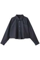 【ランバン オン ブルー/LANVIN en Bleu】のクロップドフレアシャツ 人気、トレンドファッション・服の通販 founy(ファニー) ファッション Fashion レディースファッション Fashion for Women トップス・カットソー Cut & Sew Tops シャツ・ブラウス・オフィスカジュアル Elegant Blouses & Button-Ups クロップド Cropped, Short Length スリーブ Sleeve, Long Sleeve / Short Sleeve トレンド Trend, Trending Now フレア Flare, Flared ポケット Pocket, Pocket Detail ロング Long, Long-Length 新作・新入荷 New Arrivals / New In thumbnail チャコールグレー|ID: prp329100004335139 ipo3291000000033963607