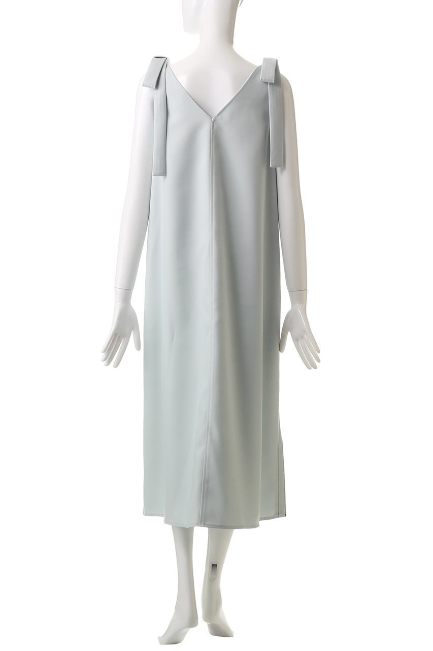 【ランバン オン ブルー/LANVIN en Bleu】のリボンジャンパードレス 人気、トレンドファッション・服の通販 founy(ファニー) 　ファッション　Fashion　レディースファッション　WOMEN　ワンピース　Dress　ドレス　Party Dresses　チュニック　Tunic　インナー　Inner　コンパクト　Compact　チュニック　Tunic　ドレス　Dress　リボン　Ribbon　ロング　Long　other-4|ID: prp329100004335141 ipo3291000000031360638