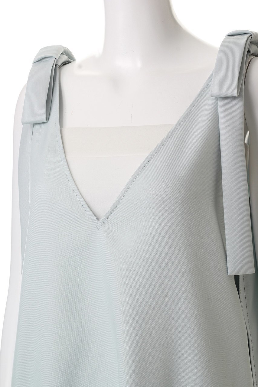 【ランバン オン ブルー/LANVIN en Bleu】のリボンジャンパードレス 人気、トレンドファッション・服の通販 founy(ファニー) 　ファッション　Fashion　レディースファッション　WOMEN　ワンピース　Dress　ドレス　Party Dresses　チュニック　Tunic　インナー　Inner　コンパクト　Compact　チュニック　Tunic　ドレス　Dress　リボン　Ribbon　ロング　Long　other-5|ID: prp329100004335141 ipo3291000000031360640