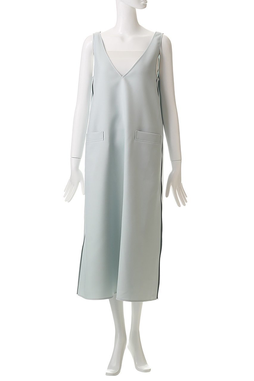 【ランバン オン ブルー/LANVIN en Bleu】のリボンジャンパードレス 人気、トレンドファッション・服の通販 founy(ファニー) 　ファッション　Fashion　レディースファッション　WOMEN　ワンピース　Dress　ドレス　Party Dresses　チュニック　Tunic　インナー　Inner　コンパクト　Compact　チュニック　Tunic　ドレス　Dress　リボン　Ribbon　ロング　Long　other-6|ID: prp329100004335141 ipo3291000000031360643