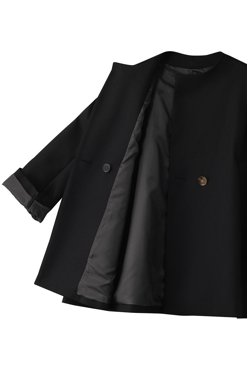 【ランバン オン ブルー/LANVIN en Bleu】のスリットスリーブフレアジャケット 人気、トレンドファッション・服の通販 founy(ファニー) 　ファッション　Fashion　レディースファッション　Fashion for Women　アウター　Coat / Outerwear Collection　レディースジャケット・軽アウター　Jackets　エレガント 上品　Elegant　オケージョン　Occasion Wear　ジャケット　Jacket, Outerwear　ファブリック　Fabric, Textile　フレア　Flare, Flared　リュクス　Luxury, Elegant, High-End, Chic　定番　Standard, Basic Item　other-6|ID: prp329100004335142 ipo3291000000032922175