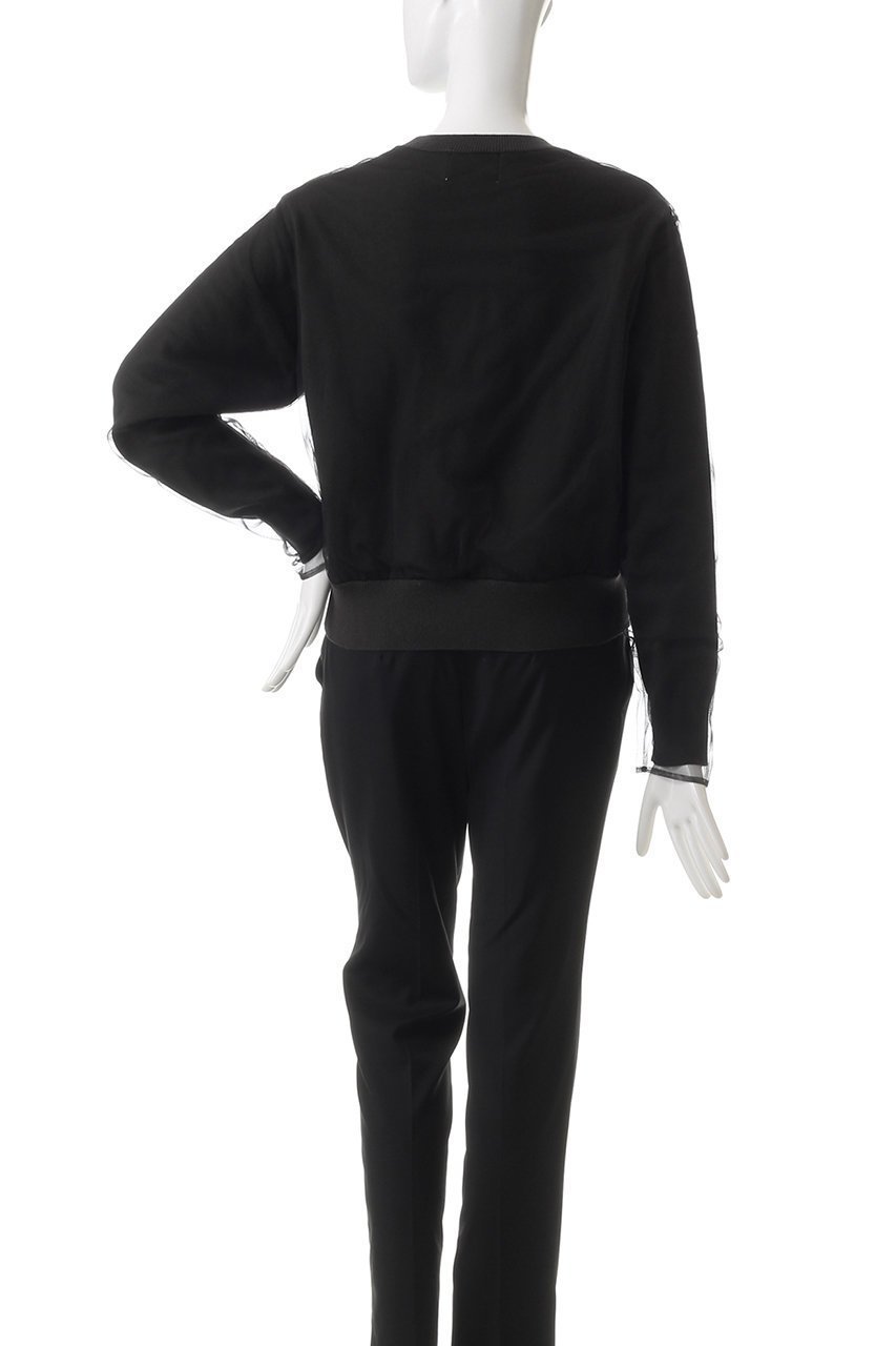 【ベイジ,/BEIGE,】のMYRTLE(マートル)/チュールレイヤードクルーネック 人気、トレンドファッション・服の通販 founy(ファニー) 　ファッション　Fashion　レディースファッション　Fashion for Women　トップス・カットソー　Cut & Sew Tops　ニット　Knit Tops & Sweaters　カジュアルプルオーバー・ニットトップス　Pullovers & Knit Tops / Casual Pullovers　シアー　Sheer, See-Through　チュール　Tulip, Tulip Motif　フェミニン　Feminine, Girly　other-4|ID: prp329100004335143 ipo3291000000035066838