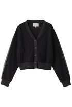 【ベイジ,/BEIGE,】のMYRTLE(マートル)/チュールレイヤードカーディガン Slate|ID: prp329100004335144 ipo3291000000032957369