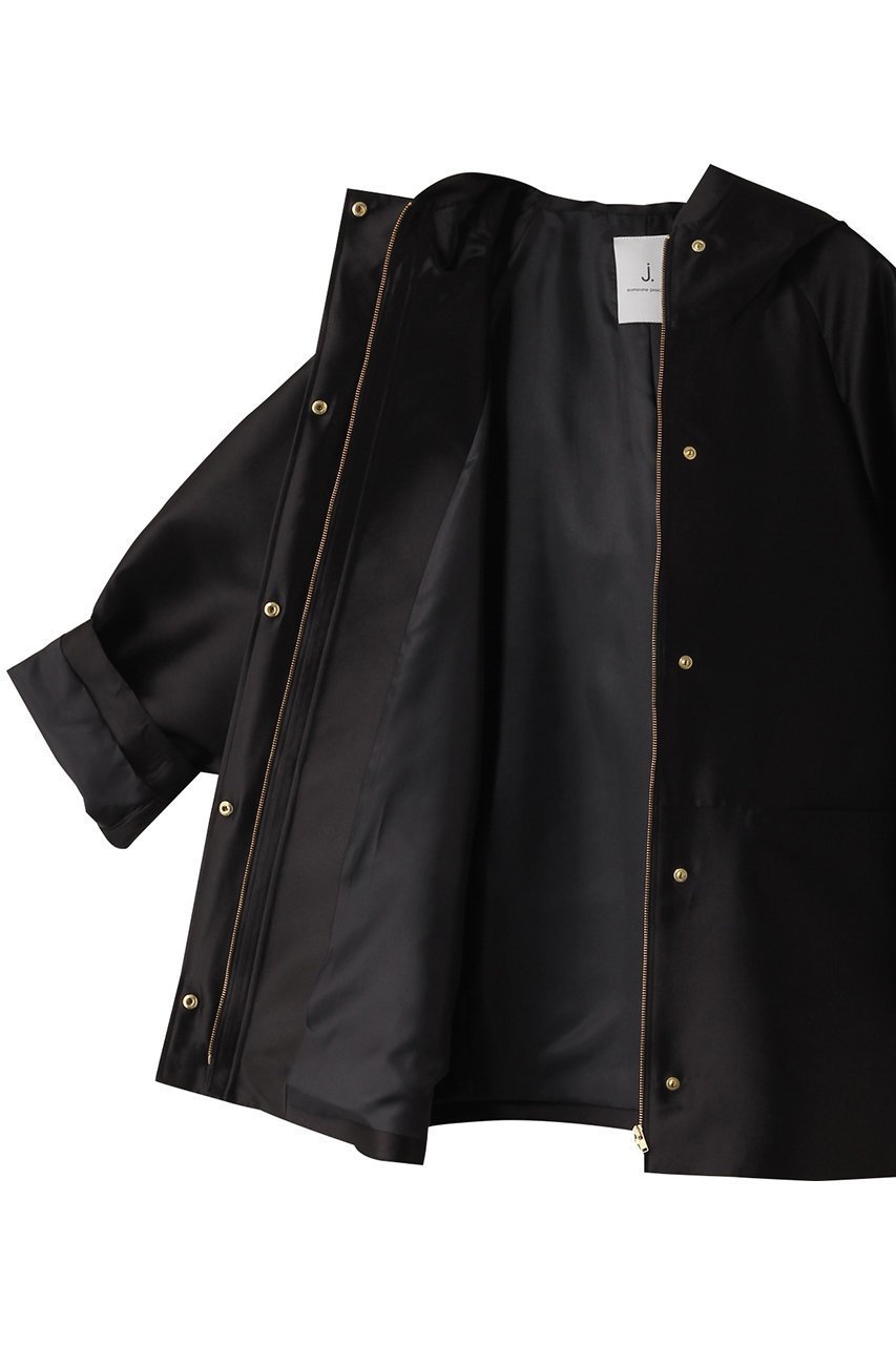 【ジェイドット/j.】のイタリアンタフタフードジャケット 人気、トレンドファッション・服の通販 founy(ファニー) 　ファッション　Fashion　レディースファッション　Fashion for Women　アウター　Coat / Outerwear Collection　レディースジャケット・軽アウター　Jackets　シルク　Silk, 100% Silk　ジャケット　Jacket, Outerwear　タフタ　Taffeta, Structured Fabric　エレガント 上品　Elegant　other-6|ID: prp329100004335147 ipo3291000000032928947
