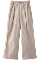 【スリー ドッツ/three dots】のグロッシー ツイルパンツ ベージュ|ID: prp329100004335155 ipo3291000000035068364