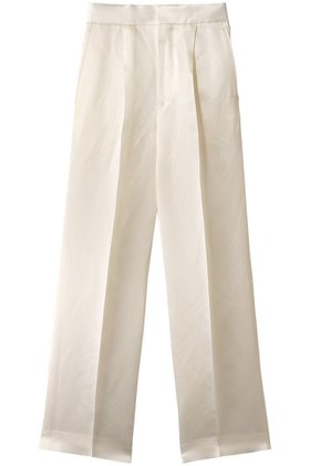 【ブラミンク/BLAMINK】 シルクバッグギャザーストレートパンツ人気、トレンドファッション・服の通販 founy(ファニー) ファッション Fashion レディースファッション Fashion for Women パンツ Pants & Trousers シルク Silk, 100% Silk シンプル Simple, Minimal ストレート Straight, Straight Cut センター Center, Center Line リネン Linen, Linen Fabric |ID:prp329100004335158