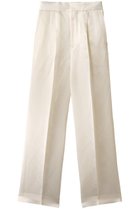 【ブラミンク/BLAMINK】のシルクバッグギャザーストレートパンツ 人気、トレンドファッション・服の通販 founy(ファニー) ファッション Fashion レディースファッション Fashion for Women パンツ Pants & Trousers シルク Silk, 100% Silk シンプル Simple, Minimal ストレート Straight, Straight Cut センター Center, Center Line リネン Linen, Linen Fabric thumbnail オフホワイト|ID: prp329100004335158 ipo3291000000032943289