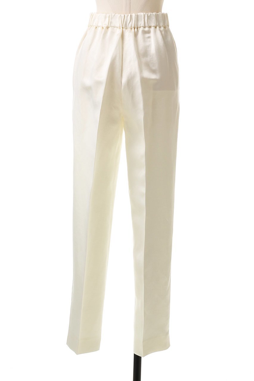 【ブラミンク/BLAMINK】のシルクバッグギャザーストレートパンツ 人気、トレンドファッション・服の通販 founy(ファニー) 　ファッション　Fashion　レディースファッション　Fashion for Women　パンツ　Pants & Trousers　シルク　Silk, 100% Silk　シンプル　Simple, Minimal　ストレート　Straight, Straight Cut　センター　Center, Center Line　リネン　Linen, Linen Fabric　other-4|ID: prp329100004335158 ipo3291000000032943309