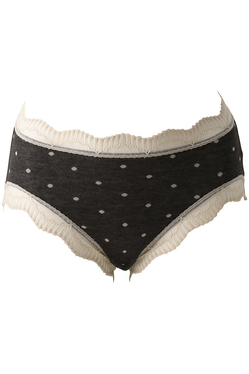 【キッドブルー/KID BLUE】の24起毛ドットJQショーツ インテリア・キッズ・メンズ・レディースファッション・服の通販 founy(ファニー) 　ファッション　Fashion　レディースファッション　Fashion for Women　下着・ランジェリー　Lingerie & Intimates　ショーツ・ランジェリー用ボトムス　Panties / Briefs / Lingerie Bottoms　おすすめ　Recommended / Our Picks　ショーツ　Shorts, Short Pants　ドット　Polka Dot, Dot Pattern　フェミニン　Feminine, Girly　ランジェリー　Lingerie, Intimate Wear　レース　Lace, Lace Fabric　エレガント 上品　Elegant　ブラック|ID: prp329100004335168 ipo3291000000035053574