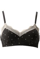 【キッドブルー/KID BLUE】の24起毛ドットJQカップブラ ブラック|ID: prp329100004335169 ipo3291000000035053589