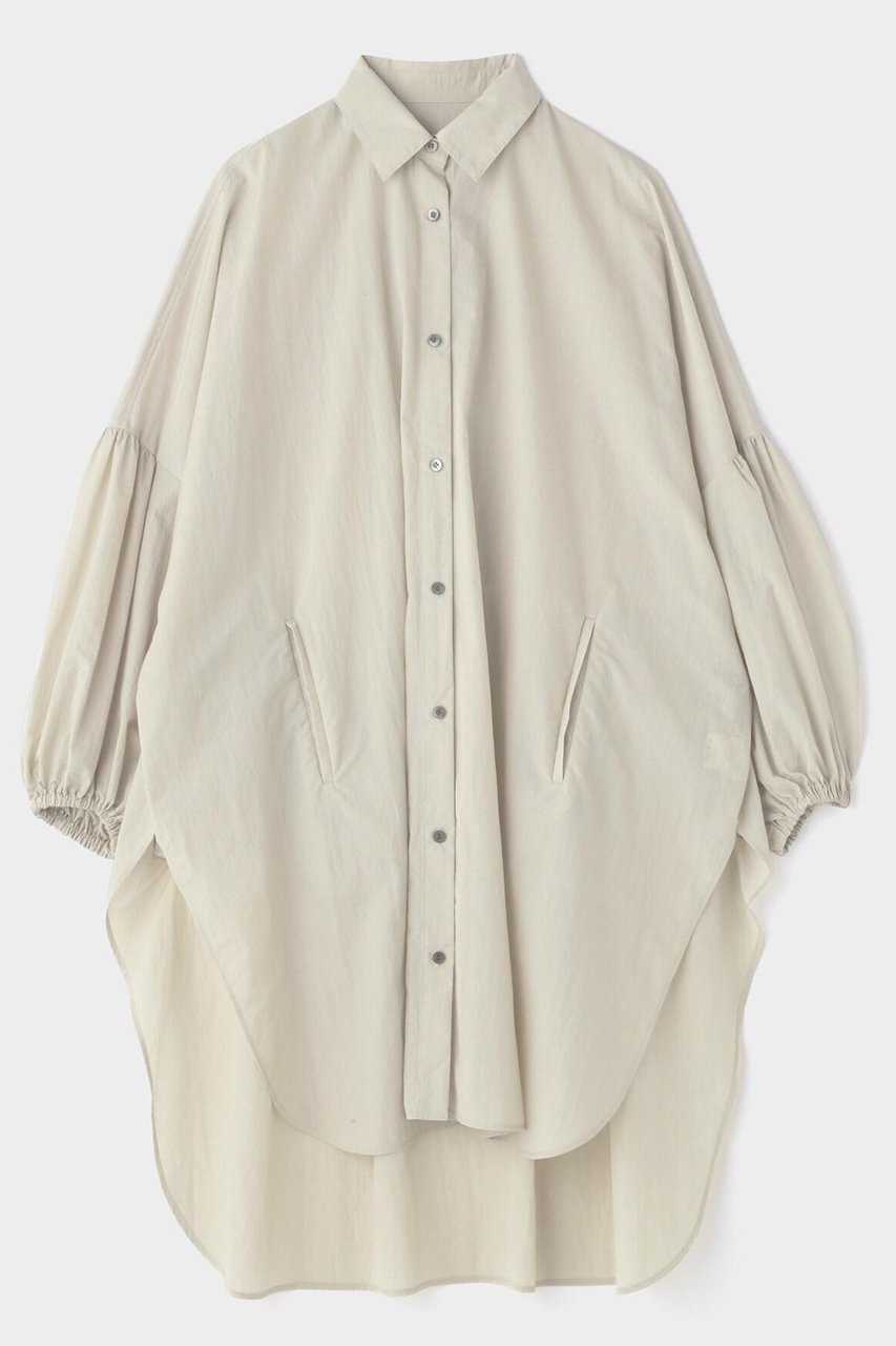 【ル フィル/LE PHIL】のミリタリープルーフオーバーサイズブラウス 人気、トレンドファッション・服の通販 founy(ファニー) 　ファッション　Fashion　レディースファッション　Fashion for Women　トップス・カットソー　Cut & Sew Tops　シャツ・ブラウス・オフィスカジュアル　Elegant Blouses & Button-Ups　おすすめ　Recommended / Our Picks　スリット　Slit, Slit Detail　スリーブ　Sleeve, Long Sleeve / Short Sleeve　ロング　Long, Long-Length　other-2|ID: prp329100004335171 ipo3291000000035823060