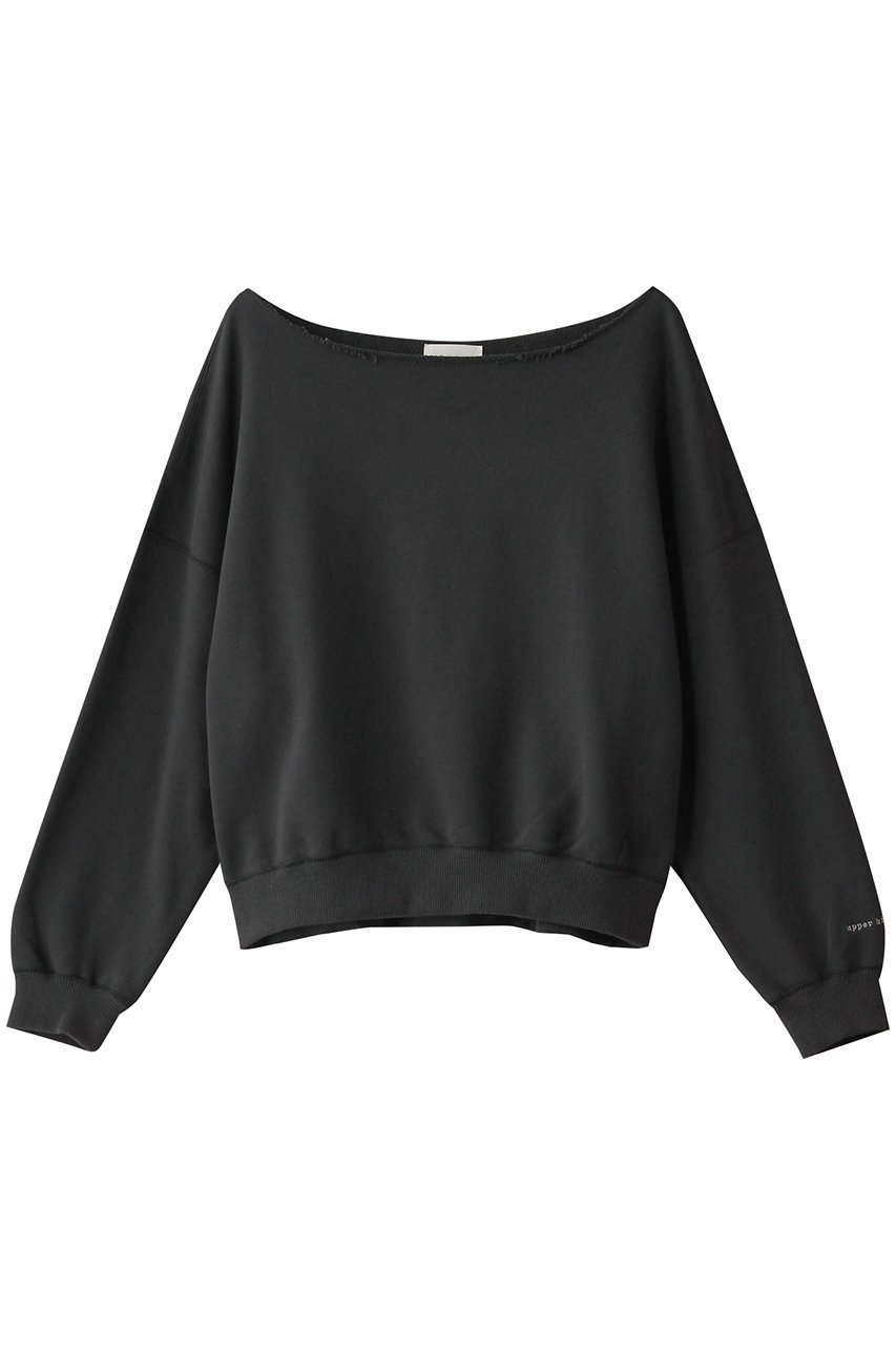 【プルミエ アロンディスモン/1er Arrondissement】の【upper hights】クロップドスウェット インテリア・キッズ・メンズ・レディースファッション・服の通販 founy(ファニー) 　ファッション　Fashion　レディースファッション　Fashion for Women　トップス・カットソー　Cut & Sew Tops　シャツ・ブラウス・オフィスカジュアル　Elegant Blouses & Button-Ups　レディースパーカー・カジュアルフーディー　Casual Hoodies & Sweatshirts　ロングTシャツ・Tシャツ　Longline T-Shirts & Tees　スウェット・クルーネックトップス　Sweatshirts & Crewnecks / Relaxed Fit Sweat Tops　カットソー・ベーシックTシャツ　Cut-and-Sewn Tops / Stretch Tees & Basics　おすすめ　Recommended / Our Picks　カットオフ　Cut-Off Design　チャコールグレー|ID: prp329100004335172 ipo3291000000032887341