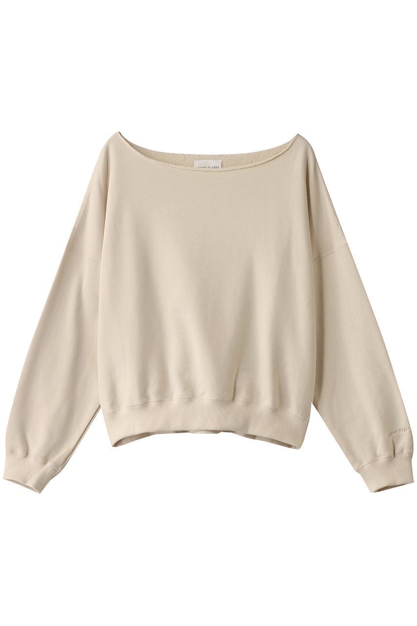 【プルミエ アロンディスモン/1er Arrondissement】の【upper hights】クロップドスウェット インテリア・キッズ・メンズ・レディースファッション・服の通販 founy(ファニー) 　ファッション　Fashion　レディースファッション　Fashion for Women　トップス・カットソー　Cut & Sew Tops　シャツ・ブラウス・オフィスカジュアル　Elegant Blouses & Button-Ups　レディースパーカー・カジュアルフーディー　Casual Hoodies & Sweatshirts　ロングTシャツ・Tシャツ　Longline T-Shirts & Tees　スウェット・クルーネックトップス　Sweatshirts & Crewnecks / Relaxed Fit Sweat Tops　カットソー・ベーシックTシャツ　Cut-and-Sewn Tops / Stretch Tees & Basics　おすすめ　Recommended / Our Picks　カットオフ　Cut-Off Design　エクリュ|ID: prp329100004335172 ipo3291000000032887345