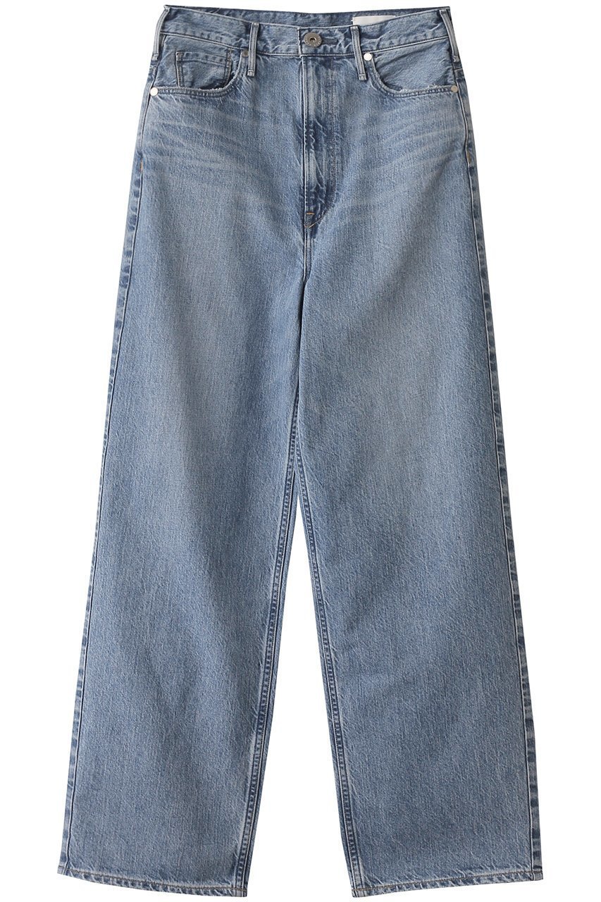 【プルミエ アロンディスモン/1er Arrondissement】の【upper hights】THE GARNET デニムパンツ インテリア・キッズ・メンズ・レディースファッション・服の通販 founy(ファニー) 　ファッション　Fashion　レディースファッション　Fashion for Women　パンツ　Pants & Trousers　デニムパンツ・ジーンズ・美脚デニム　Denim Jeans & Pants　ストレート　Straight, Straight Cut　テーパード　Tapered, Tapered Pants　デニム　Denim, Jeans Material　フィット　Fit, Slim Fit　ワイド　Wide, Wide Fit　春　Spring　ライトブルー|ID: prp329100004335174 ipo3291000000032807463