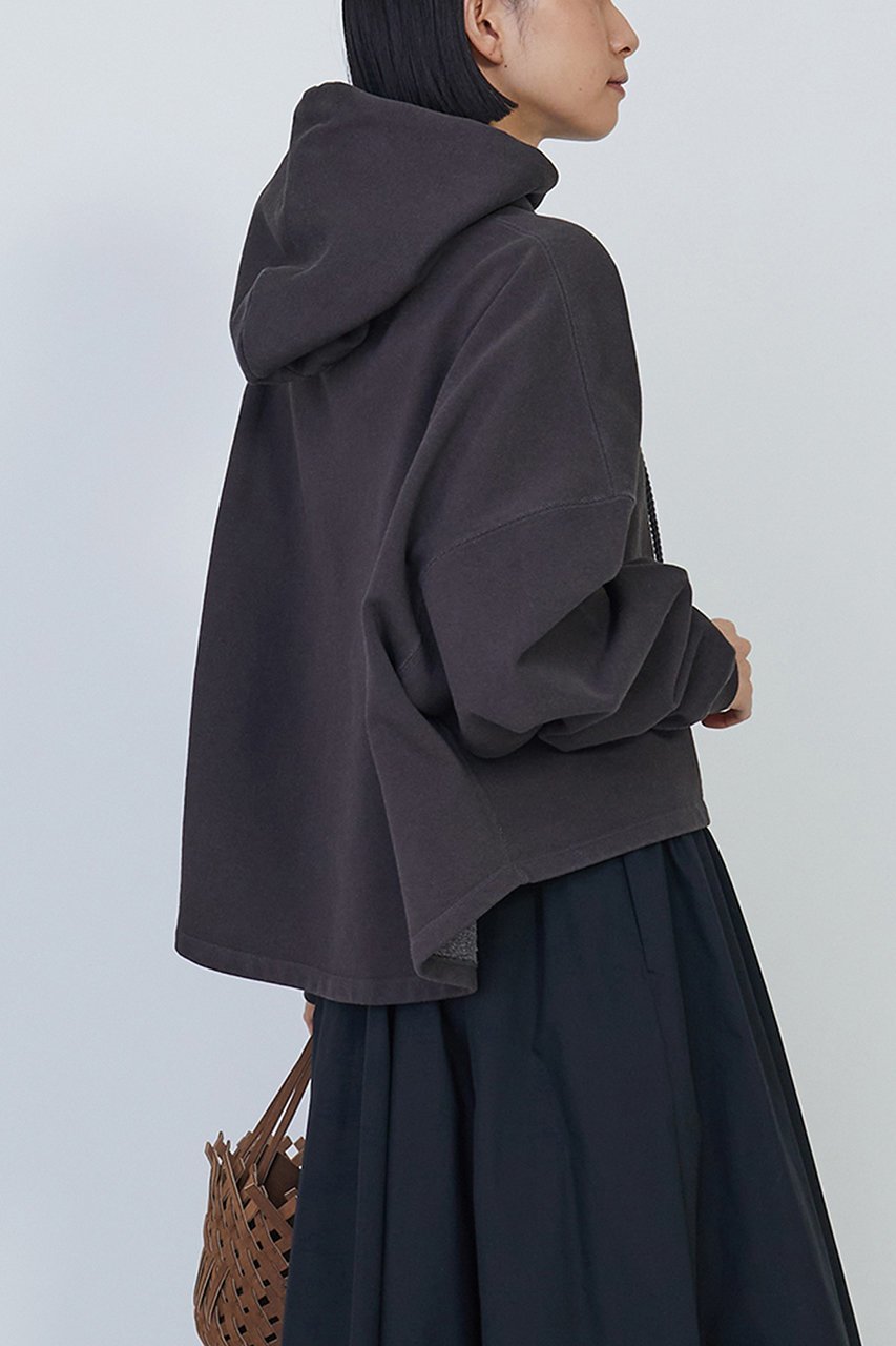 【プルミエ アロンディスモン/1er Arrondissement】のクロップドフーディスウェット 人気、トレンドファッション・服の通販 founy(ファニー) 　ファッション　Fashion　レディースファッション　Fashion for Women　トップス・カットソー　Cut & Sew Tops　シャツ・ブラウス・オフィスカジュアル　Elegant Blouses & Button-Ups　レディースパーカー・カジュアルフーディー　Casual Hoodies & Sweatshirts　ロングTシャツ・Tシャツ　Longline T-Shirts & Tees　スウェット・クルーネックトップス　Sweatshirts & Crewnecks / Relaxed Fit Sweat Tops　カットソー・ベーシックTシャツ　Cut-and-Sewn Tops / Stretch Tees & Basics　クロップド　Cropped, Short Length　シンプル　Simple, Minimal　ドローコード　Drawcord, Drawstring Cord　バランス　Balance, Style Balance　再入荷　Restock / Back in Stock　other-6|ID: prp329100004335175 ipo3291000000032884707
