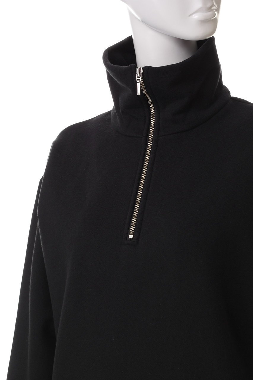 【プルミエ アロンディスモン/1er Arrondissement】のハーフジップスウェット 人気、トレンドファッション・服の通販 founy(ファニー) 　ファッション　Fashion　レディースファッション　Fashion for Women　トップス・カットソー　Cut & Sew Tops　シャツ・ブラウス・オフィスカジュアル　Elegant Blouses & Button-Ups　レディースパーカー・カジュアルフーディー　Casual Hoodies & Sweatshirts　ロングTシャツ・Tシャツ　Longline T-Shirts & Tees　スウェット・クルーネックトップス　Sweatshirts & Crewnecks / Relaxed Fit Sweat Tops　カットソー・ベーシックTシャツ　Cut-and-Sewn Tops / Stretch Tees & Basics　シンプル　Simple, Minimal　ジップ　Zip, Zipper　スタンド　Stand Collar, Upright Stand　トレンド　Trend, Trending Now　other-5|ID: prp329100004335176 ipo3291000000032884750