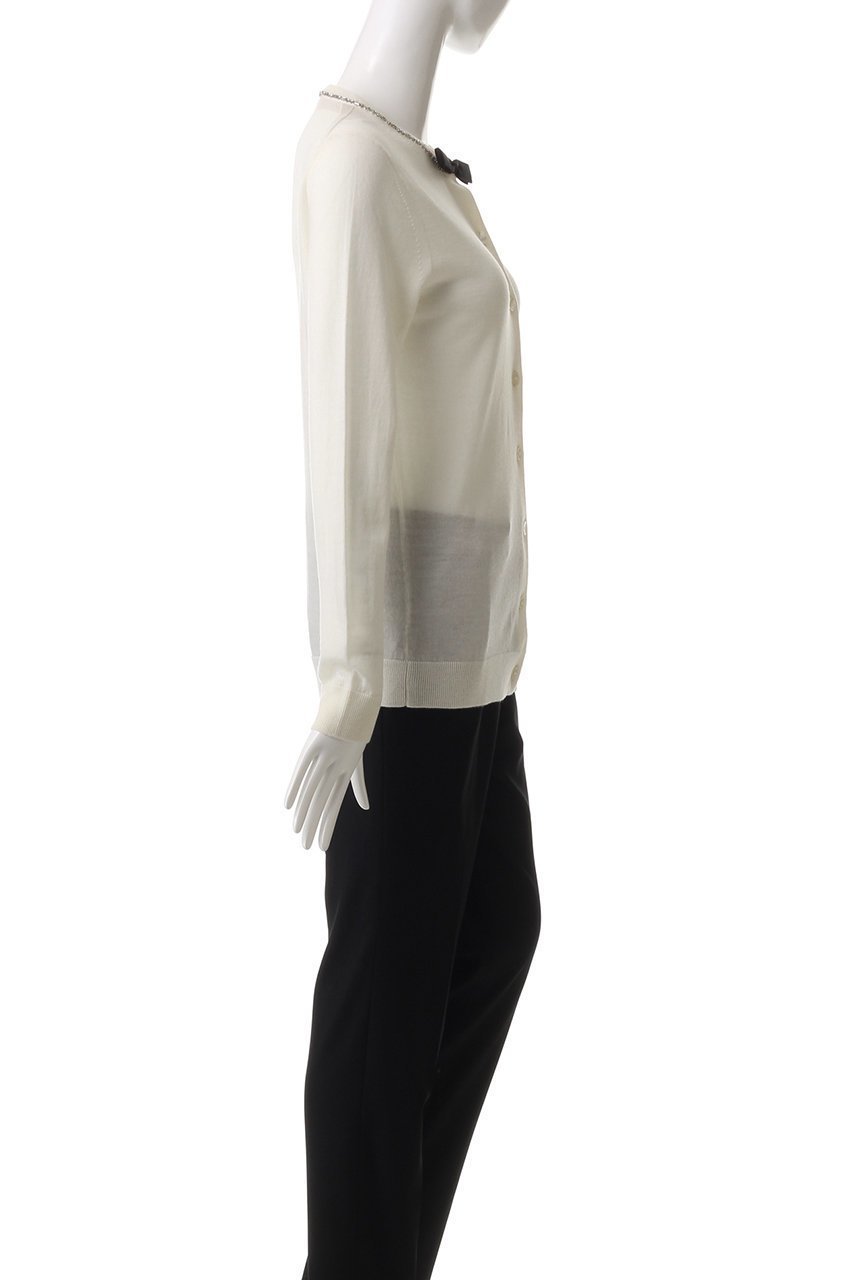 【ヌメロ ヴェントゥーノ/N°21】のリボンタイプルオーバーカーディガン 人気、トレンドファッション・服の通販 founy(ファニー) ファッション Fashion レディースファッション Fashion for Women トップス・カットソー Cut & Sew Tops ニット Knit Tops & Sweaters カーディガン・羽織り Layered Style Cardigans カジュアルプルオーバー・ニットトップス Pullovers & Knit Tops / Casual Pullovers エレガント 上品 Elegant カーディガン Cardigan, Knitwear スリーブ Sleeve, Long Sleeve / Short Sleeve ビジュー Bijou, Jewel-like Accent リボン Ribbon, Bow ロング Long, Long-Length other-3|ID: prp329100004336105 ipo3291000000035552118