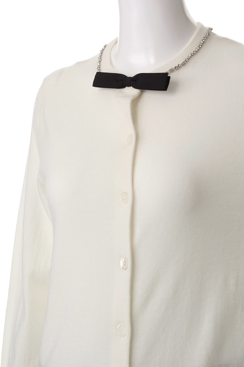 【ヌメロ ヴェントゥーノ/N°21】のリボンタイプルオーバーカーディガン 人気、トレンドファッション・服の通販 founy(ファニー) ファッション Fashion レディースファッション Fashion for Women トップス・カットソー Cut & Sew Tops ニット Knit Tops & Sweaters カーディガン・羽織り Layered Style Cardigans カジュアルプルオーバー・ニットトップス Pullovers & Knit Tops / Casual Pullovers エレガント 上品 Elegant カーディガン Cardigan, Knitwear スリーブ Sleeve, Long Sleeve / Short Sleeve ビジュー Bijou, Jewel-like Accent リボン Ribbon, Bow ロング Long, Long-Length other-5|ID: prp329100004336105 ipo3291000000035552120