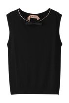 【ヌメロ ヴェントゥーノ/N°21】のリボンタイプルオーバー ブラック|ID: prp329100004336106 ipo3291000000036023838