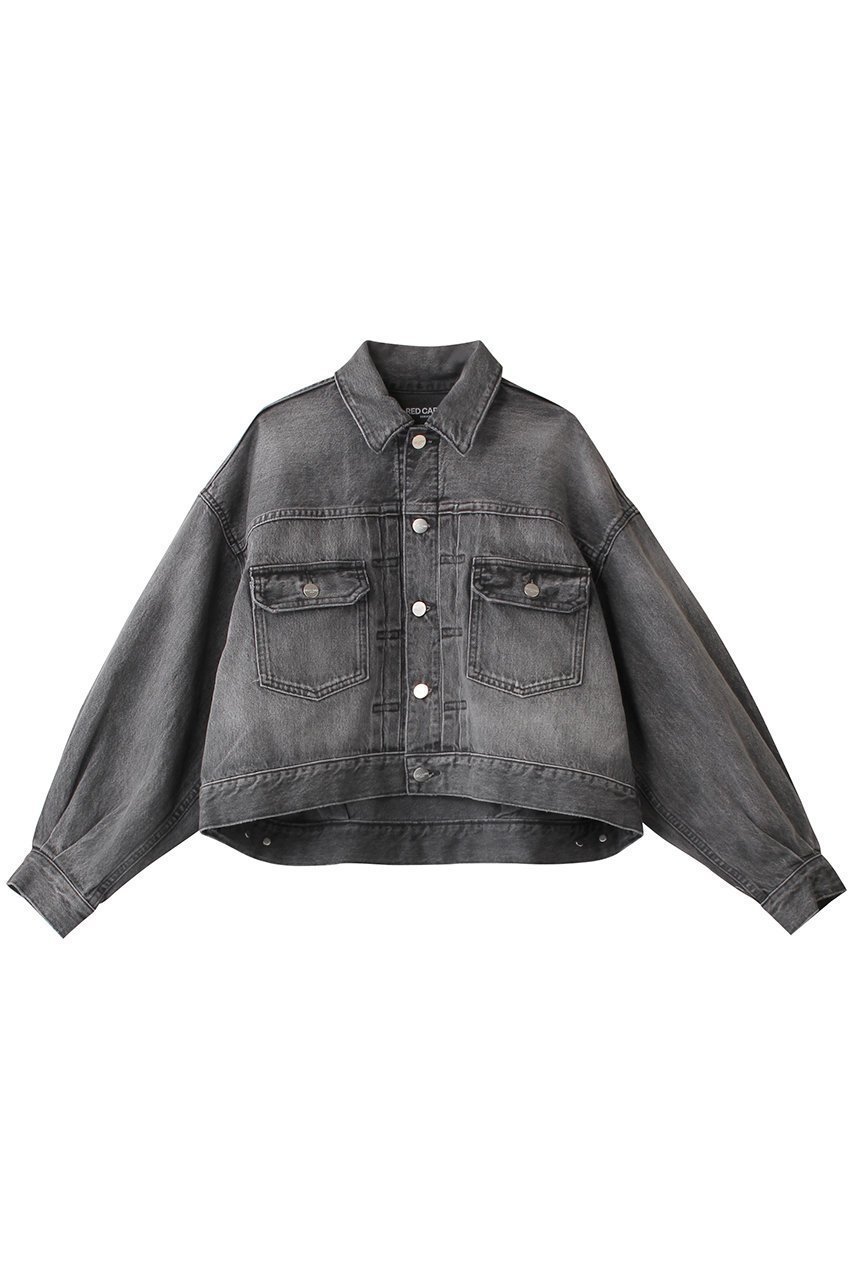 【レッドカード トーキョー/RED CARD TOKYO】のLafayette デニムジャケット インテリア・キッズ・メンズ・レディースファッション・服の通販 founy(ファニー) 　ファッション　Fashion　レディースファッション　Fashion for Women　アウター　Coat / Outerwear Collection　レディースジャケット・軽アウター　Jackets　デニムジャケット / カジュアルアウター　Denim Jackets　おすすめ　Recommended / Our Picks　ショート　Short, Short Length　ジャケット　Jacket, Outerwear　デニム　Denim, Jeans Material　トレンド　Trend, Trending Now　バランス　Balance, Style Balance　ボトム　Bottoms, Lower Wear　ワイド　Wide, Wide Fit　人気　Popular, Best Seller　kita-Worn Grey|ID: prp329100004336107 ipo3291000000032948498
