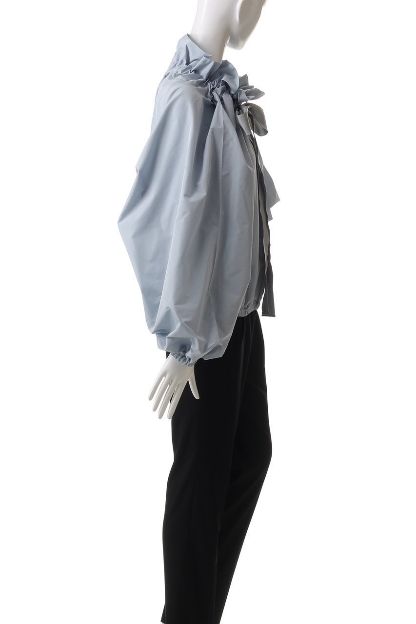 【パトゥ/PATOU】のアイコニックボリュームトップス 人気、トレンドファッション・服の通販 founy(ファニー) 　ファッション　Fashion　レディースファッション　WOMEN　トップス・カットソー　Tops/Tshirt　シャツ/ブラウス　Shirts/Blouses　ギャザー　Gather　スリーブ　Sleeve　トレンド　Trend　フェミニン　Feminine　リボン　Ribbon　ロング　Long　other-3|ID: prp329100004336115 ipo3291000000031359250