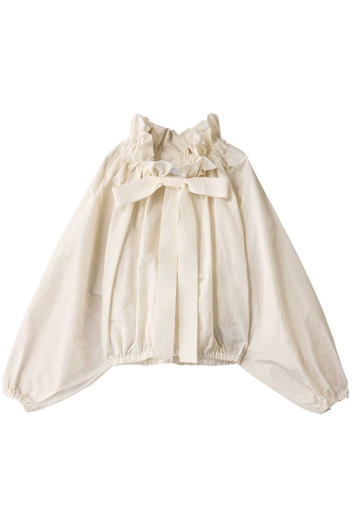 【パトゥ/PATOU】のアイコニックボリュームトップス インテリア・キッズ・メンズ・レディースファッション・服の通販 founy(ファニー) https://founy.com/ ファッション Fashion レディースファッション Fashion for Women トップス・カットソー Cut & Sew Tops シャツ・ブラウス・オフィスカジュアル Elegant Blouses & Button-Ups ギャザー Gathered, Ruffled スリーブ Sleeve, Long Sleeve / Short Sleeve トレンド Trend, Trending Now フェミニン Feminine, Girly リボン Ribbon, Bow ロング Long, Long-Length |ID: prp329100004336115 ipo3291000000032879078