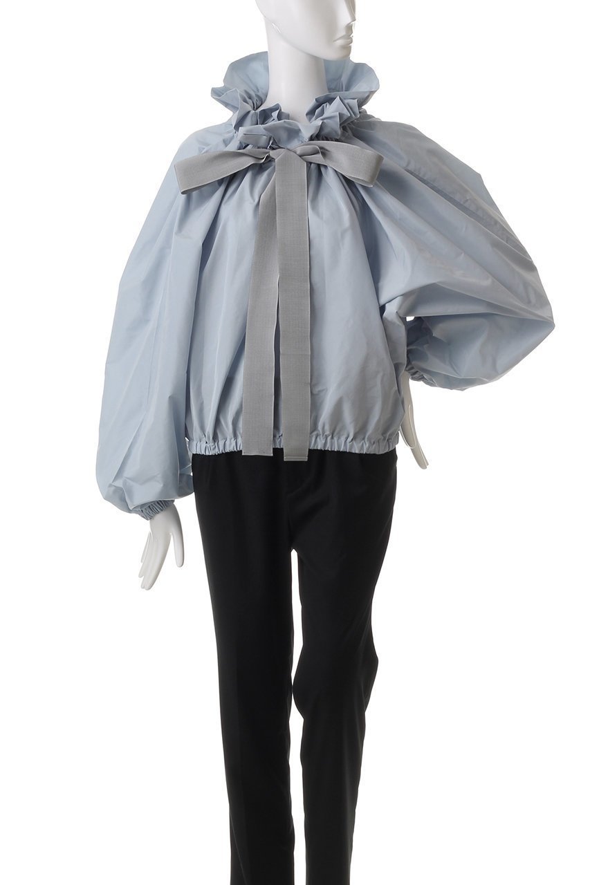 【パトゥ/PATOU】のアイコニックボリュームトップス 人気、トレンドファッション・服の通販 founy(ファニー) 　ファッション　Fashion　レディースファッション　Fashion for Women　トップス・カットソー　Cut & Sew Tops　シャツ・ブラウス・オフィスカジュアル　Elegant Blouses & Button-Ups　ギャザー　Gathered, Ruffled　スリーブ　Sleeve, Long Sleeve / Short Sleeve　トレンド　Trend, Trending Now　フェミニン　Feminine, Girly　リボン　Ribbon, Bow　ロング　Long, Long-Length　other-2|ID: prp329100004336115 ipo3291000000032879092