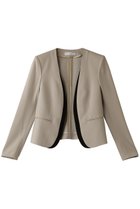 【ベイジ,/BEIGE,】のCINDY(シンディ)/ダブルカラージャケット Sand×Black|ID: prp329100004336130 ipo3291000000032922838