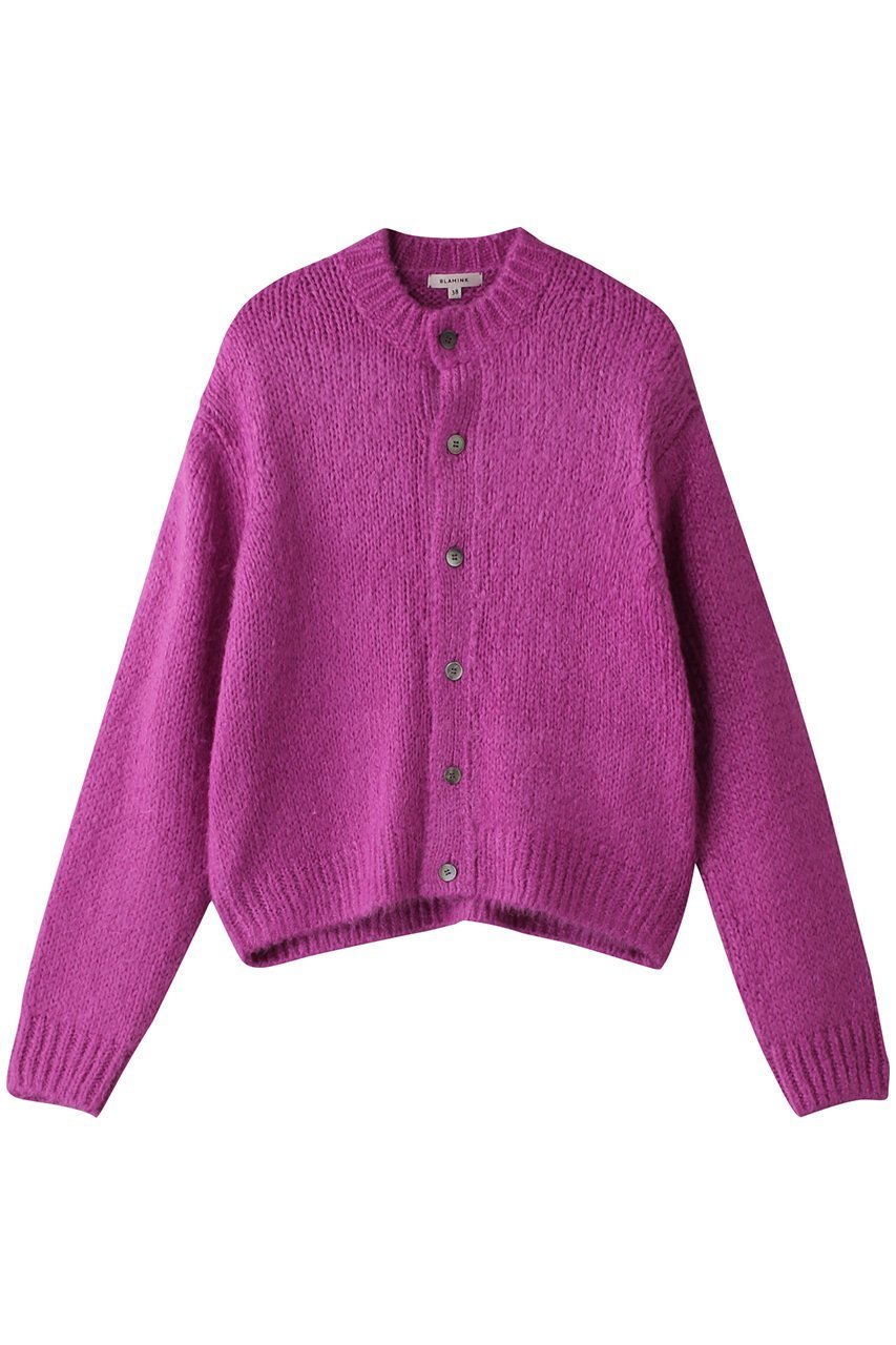 【ブラミンク/BLAMINK】のシルククルーネックカーディガン インテリア・キッズ・メンズ・レディースファッション・服の通販 founy(ファニー) 　ファッション　Fashion　レディースファッション　Fashion for Women　トップス・カットソー　Cut & Sew Tops　ニット　Knit Tops & Sweaters　カーディガン・羽織り　Layered Style Cardigans　カーディガン　Cardigan, Knitwear　クロップド　Cropped, Short Length　コンパクト　Compact, Small Size　シルク　Silk, 100% Silk　トレンド　Trend, Trending Now　エレガント 上品　Elegant　定番　Standard, Basic Item　無地　Plain, Solid Color　ピンク|ID: prp329100004336137 ipo3291000000032945615
